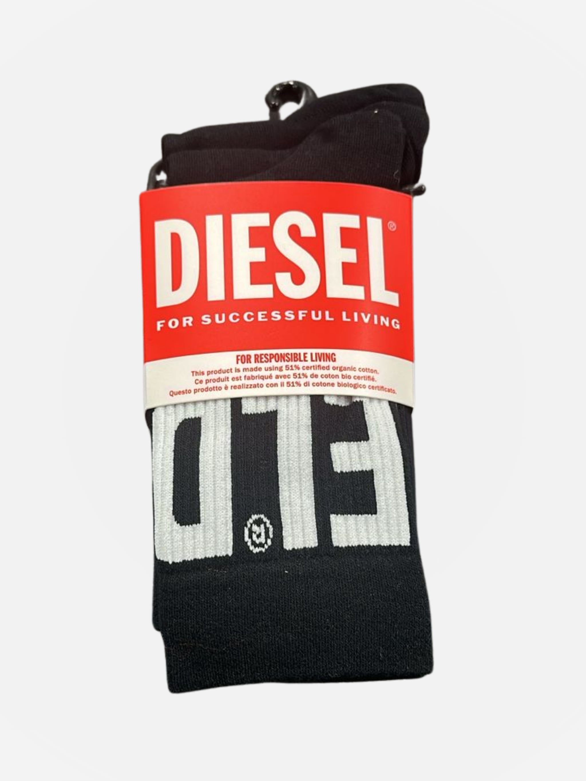 Diesel Socks SKM-Ray 3 Pack Black